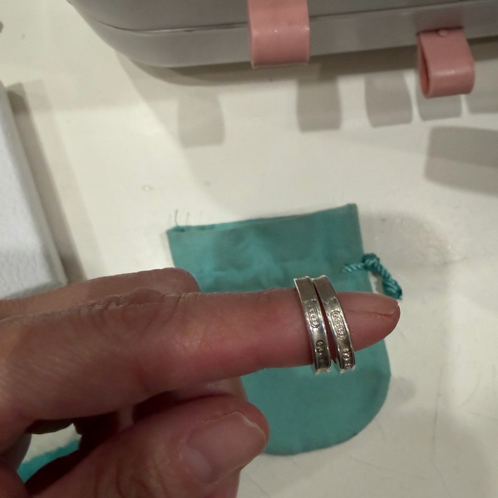 Tiffany & Co. Silver Hoop Earrings